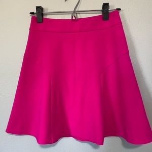 Hot pink mini skirt